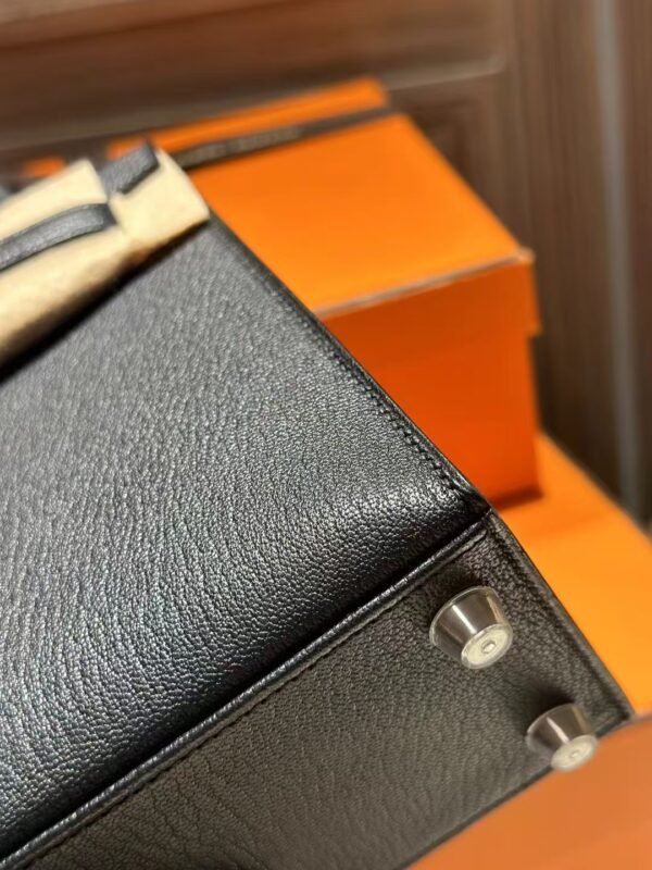 DDMode Chevre Leather Kelly Sellier 25CM CK89 Noir PHW