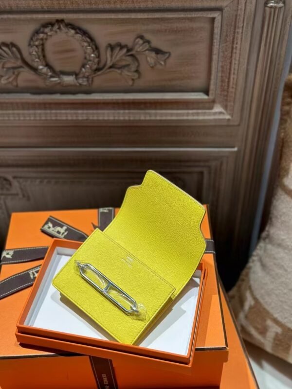 DDMode Chevre Leather Roulis Slim 0Y Lemoncello PHW