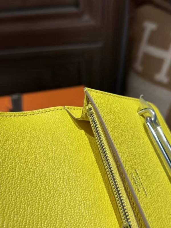 DDMode Chevre Leather Roulis Slim 0Y Lemoncello PHW