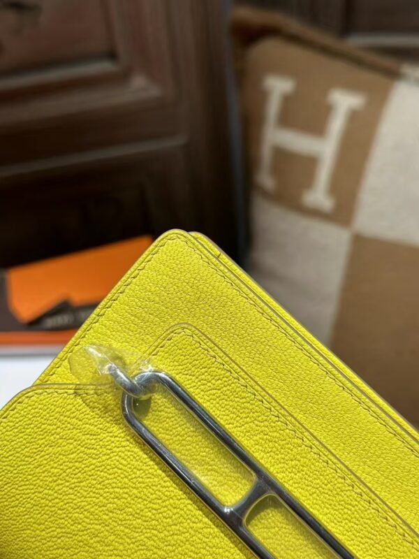 DDMode Chevre Leather Roulis Slim 0Y Lemoncello PHW