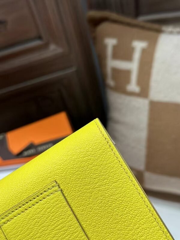DDMode Chevre Leather Roulis Slim 0Y Lemoncello PHW