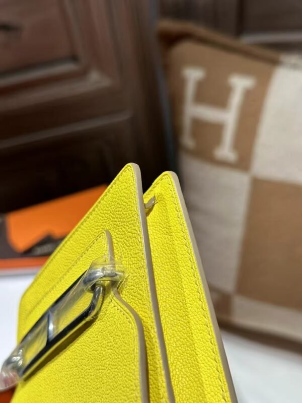 DDMode Chevre Leather Roulis Slim 0Y Lemoncello PHW