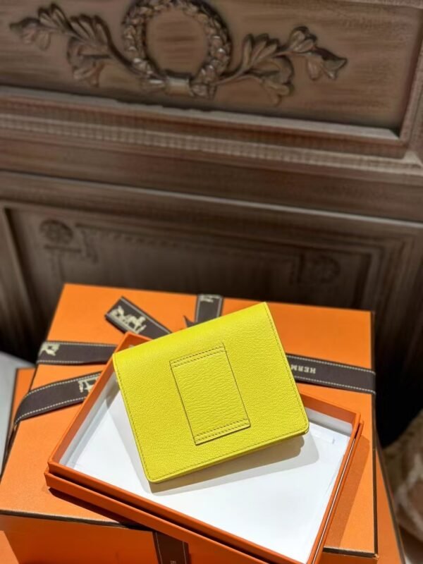 DDMode Chevre Leather Roulis Slim 0Y Lemoncello PHW