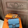 DDMode Constance 19CM Epsom Leather D2 New Blue Jean PHW