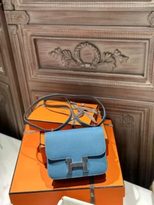 DDMode Constance 19CM Epsom Leather D2 New Blue Jean PHW