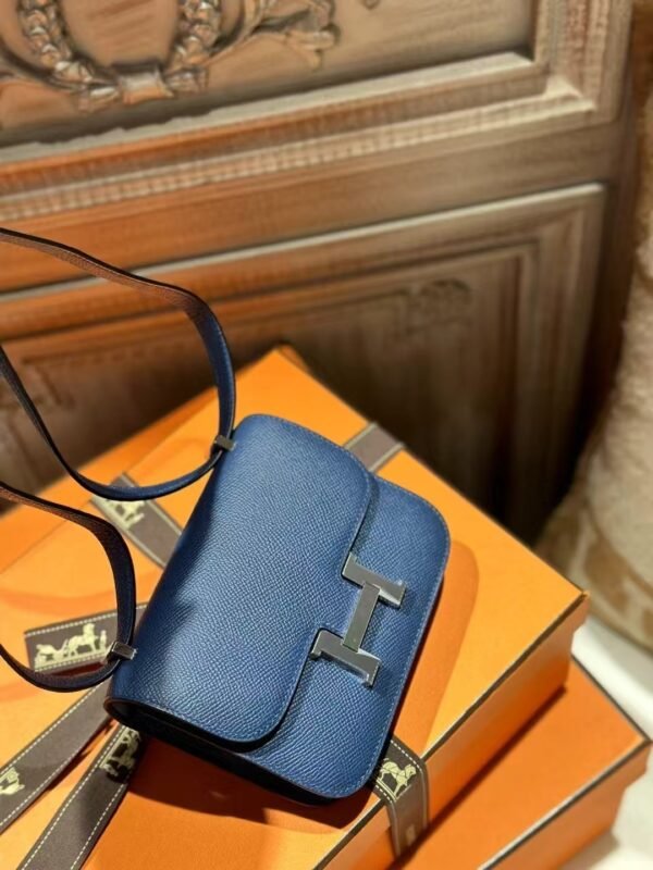 DDMode Constance Micro 14CM 2025 New Color P5 Blue Tie Epsom PHW