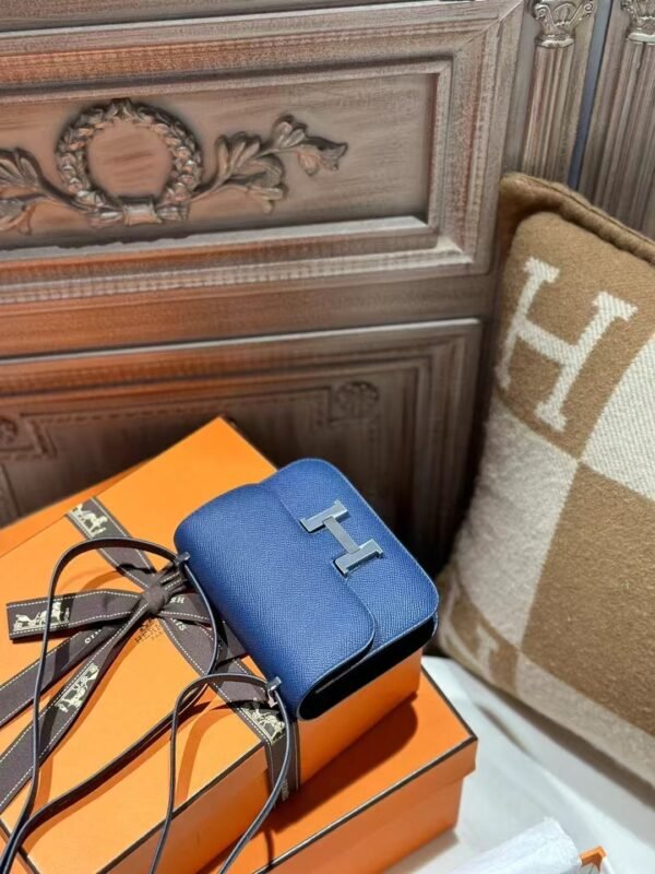 DDMode Constance Micro 14CM 2025 New Color P5 Blue Tie Epsom PHW