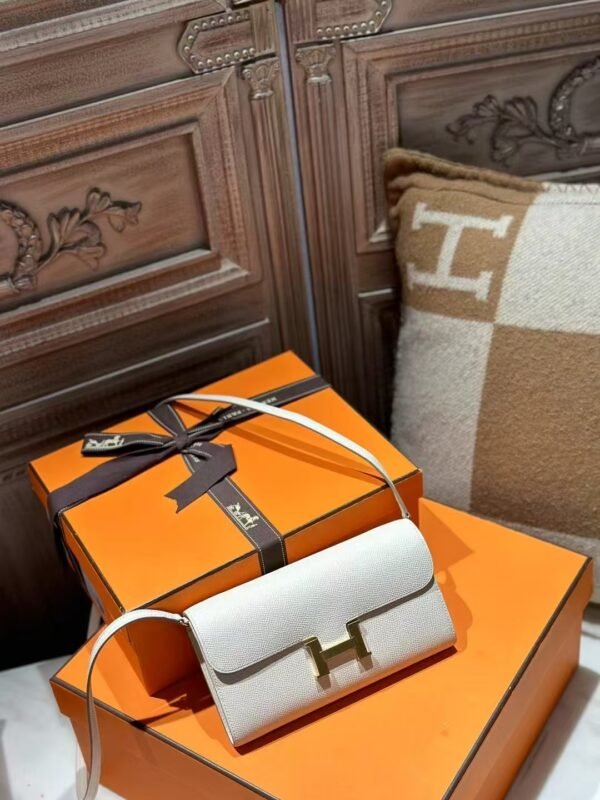 DDMode Constance To Go Wallet Epsom Leather CC10 Craie GHW