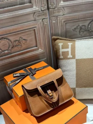 DDMode Halzan 25CM Bag 37 Gold Faubourg Barenia PHW
