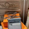 DDMode Herbag Mini 20CM H0 Gris Misty Canvas / Calf Leather PHW