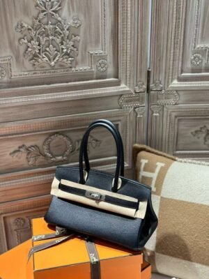DDMode Hermes Birkin Shoulder 29CM Evercolor Leather CK89 Noir PHW