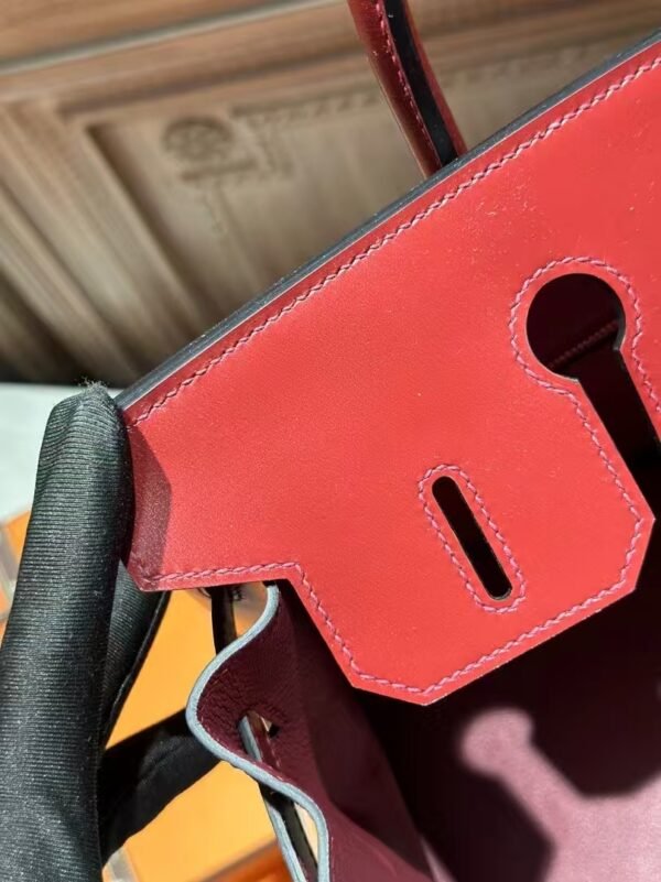 DDMode Hermes CK55 Rouge H Box Leather Birkin 30CM PHW