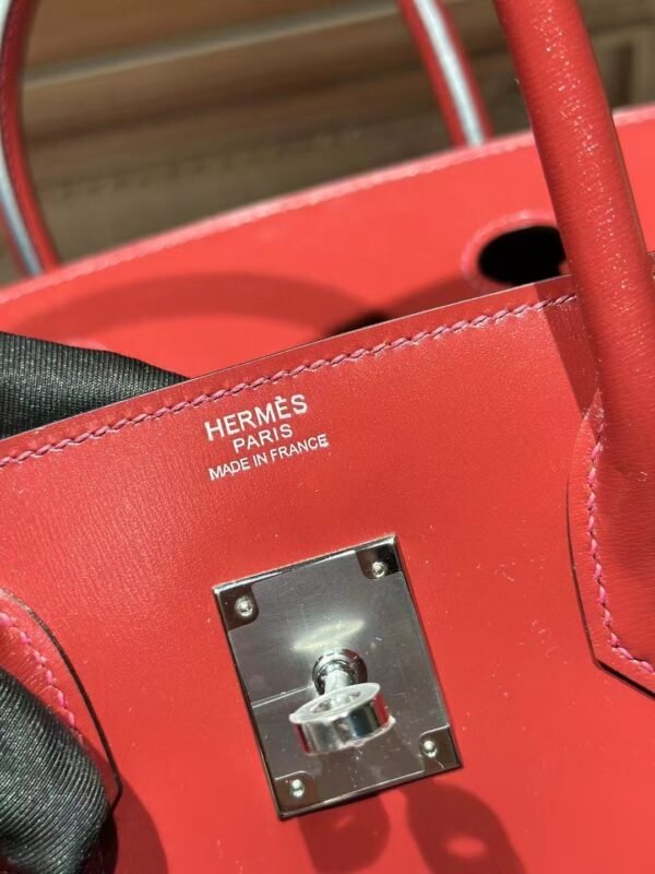 DDMode Hermes CK55 Rouge H Box Leather Birkin 30CM PHW