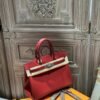 DDMode Hermes CK55 Rouge H Box Leather Birkin 30CM PHW