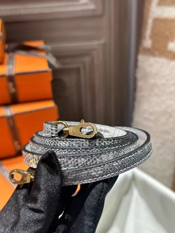 DDMode Hermes Evening Bag 1B Ombre Lizard Leather Mini Kelly 19CM GHW
