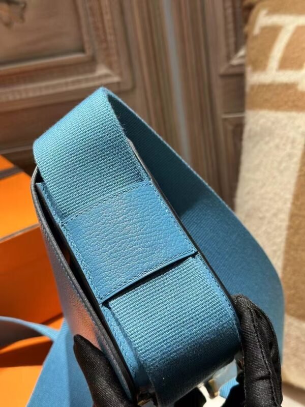 DDMode Hermes Geta 20CM D2 Blue Jean Chevre Leather GHW Hardware
