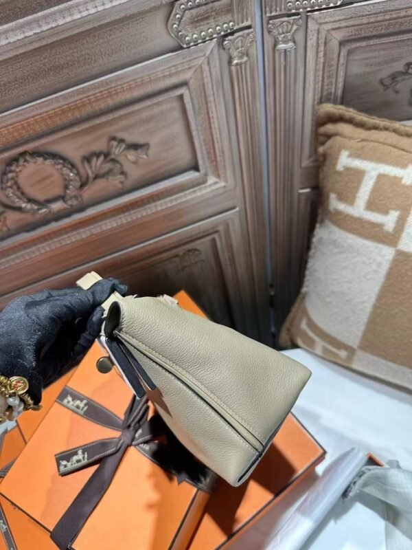 DDMode Hermes Kelly 2424 Mini Evercolor 8Q Beige Marfa / M4 Gris Pale GHW