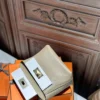 DDMode Hermes Kelly 2424 Mini Evercolor 8Q Beige Marfa / M4 Gris Pale GHW