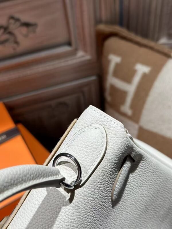 DDMode Hermes Kelly 28CM Tote Bag Togo Leather CK10 Craie PHW