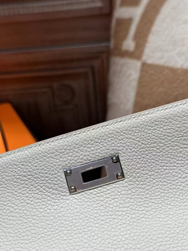 DDMode Hermes Kelly 28CM Tote Bag Togo Leather CK10 Craie PHW