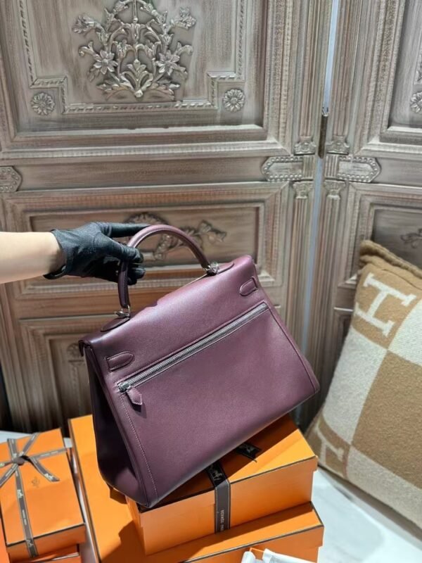 DDMode Hermes Kelly Lakis 35CM Swift Leather CK57 Bordeaux PHW