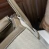 DDMode Hermes Lindy 26CM Swift Leather CK18 Etoupe / Beige Canvas PHW Hardware