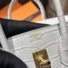 DDMode Hermes Matte Crocodile Birkin 25CM 8L Beton GHW