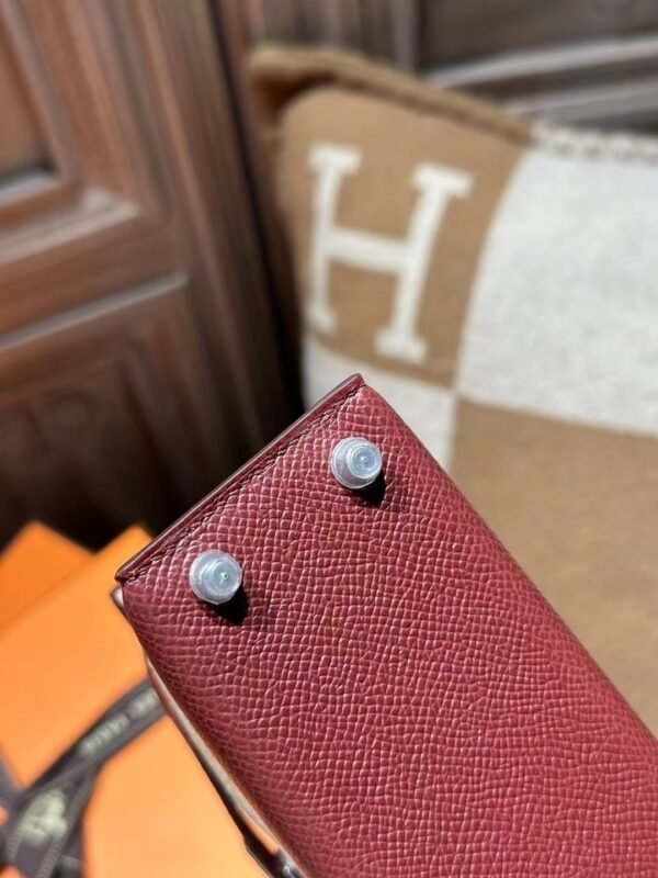DDMode Hermes Mini Kelly 19CM Epsom Leather CK55 Rouge H PHW