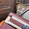 DDMode Hermes Mini Kelly 19CM Epsom Leather CK55 Rouge H PHW
