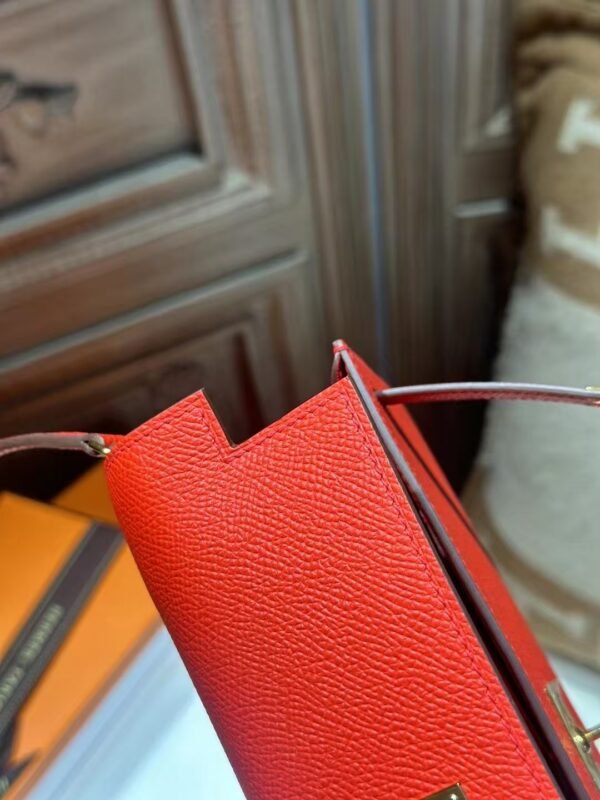 DDMode Hermes Shoulder Bag Kelly To Go Epsom Leather S3 Rouge De Coeur GHW