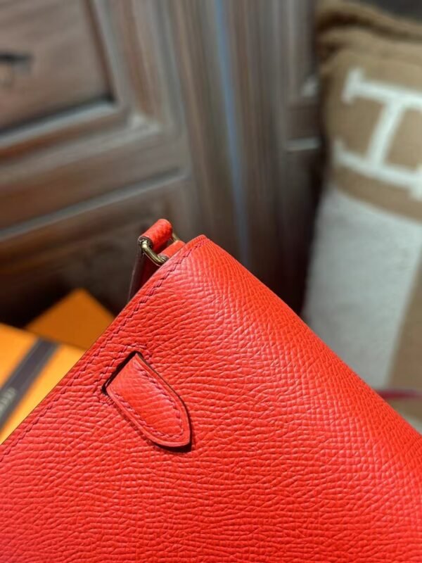 DDMode Hermes Shoulder Bag Kelly To Go Epsom Leather S3 Rouge De Coeur GHW