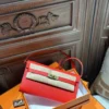 DDMode Hermes Shoulder Bag Kelly To Go Epsom Leather S3 Rouge De Coeur GHW