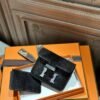 DDMode Hermes Wallet Lizard Leather Constance Slim CK89 Noir PHW