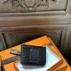 DDMode Hermes Wallet Lizard Leather Constance Slim CK89 Noir PHW