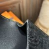DDMode Hermes Wallet Lizard Leather Constance Slim CK89 Noir PHW