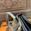 DDMode Kelly 25CM Swift 89 Black / 1B Ombre Lizard Leather PHW