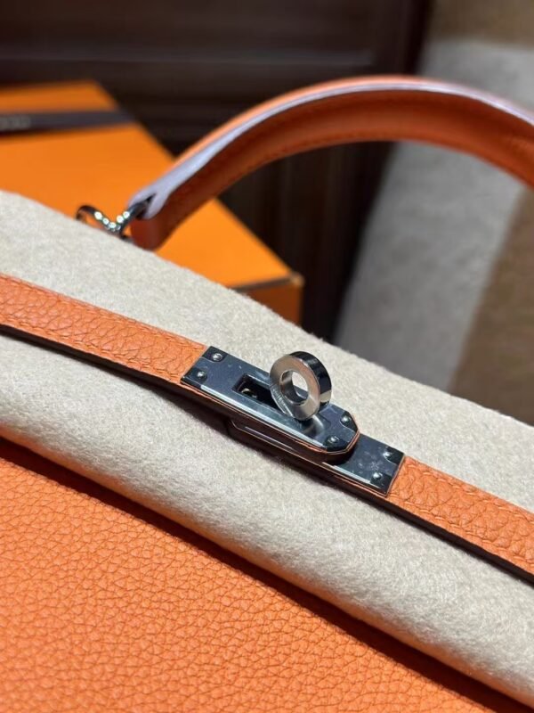 DDMode Kelly 25CM Togo Leather 2025 New Color X0 Orange Minium PHW