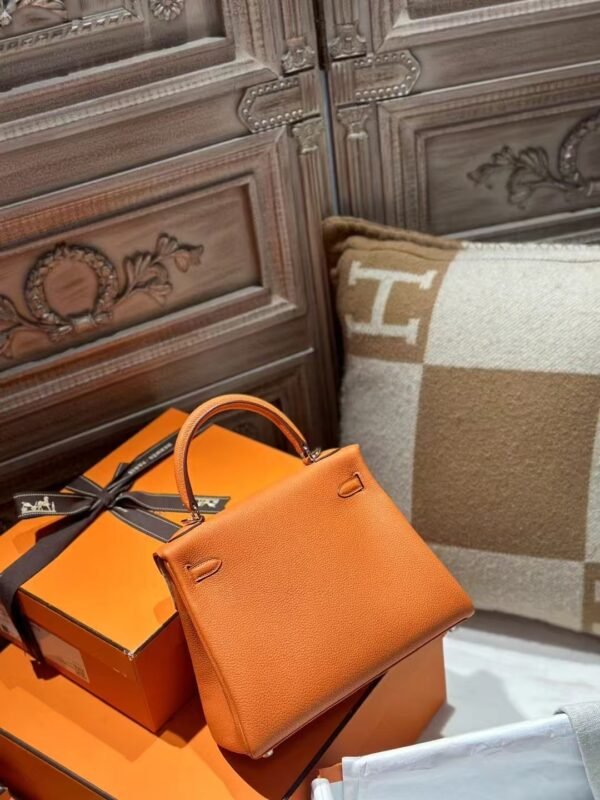DDMode Kelly 25CM Togo Leather 2025 New Color X0 Orange Minium PHW