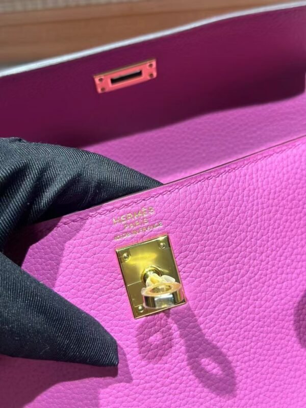 DDMode Kelly 25CM Togo Leather 9I Rose Magnolia GHW Canada Toronto
