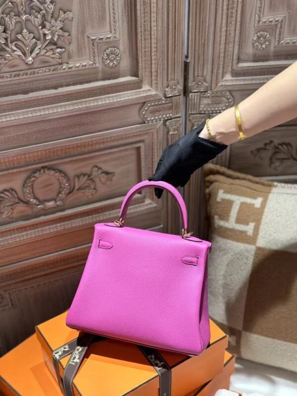 DDMode Kelly 25CM Togo Leather 9I Rose Magnolia GHW Canada Toronto