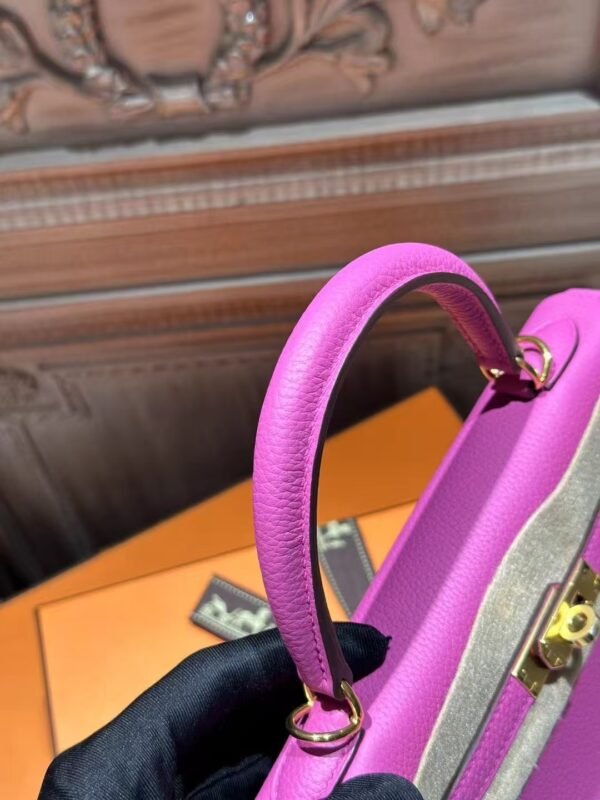DDMode Kelly 25CM Togo Leather 9I Rose Magnolia GHW Canada Toronto