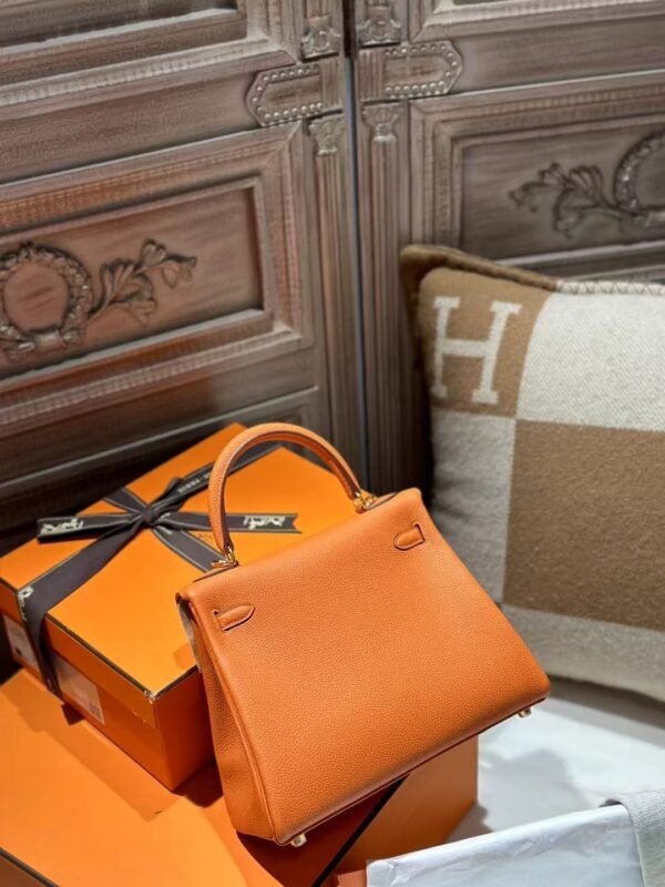 DDMode Kelly 25CM Togo Leather CC93 Orange GHW