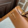 DDMode Kelly 28CM CK37 Gold Barenia Leather / Canvas GHW