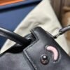 DDMode Kelly Doll Swift Leather Noir / Rose Sakura Full Handmade PHW