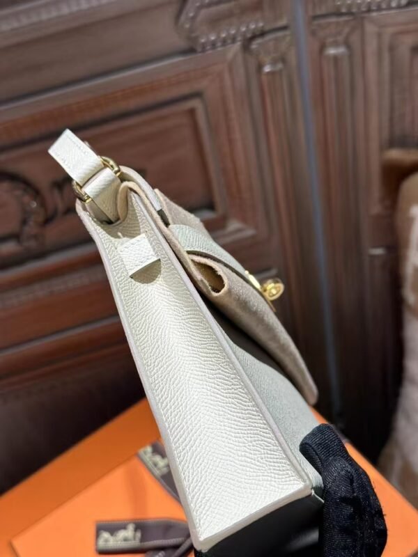 DDMode Kelly Elan 27CM Epsom Leather CK10 Craie GHW