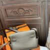 DDMode Kelly Messenger 25CM Women’s Bag Evercolor Leather CK18 Etoupe PHW