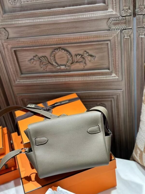 DDMode Kelly Messenger 25CM Women’s Bag Evercolor Leather CK18 Etoupe PHW