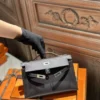 DDMode Kelly Pochette 22CM Swift Leather CK41 Havana / R1 Terre Battue PHW