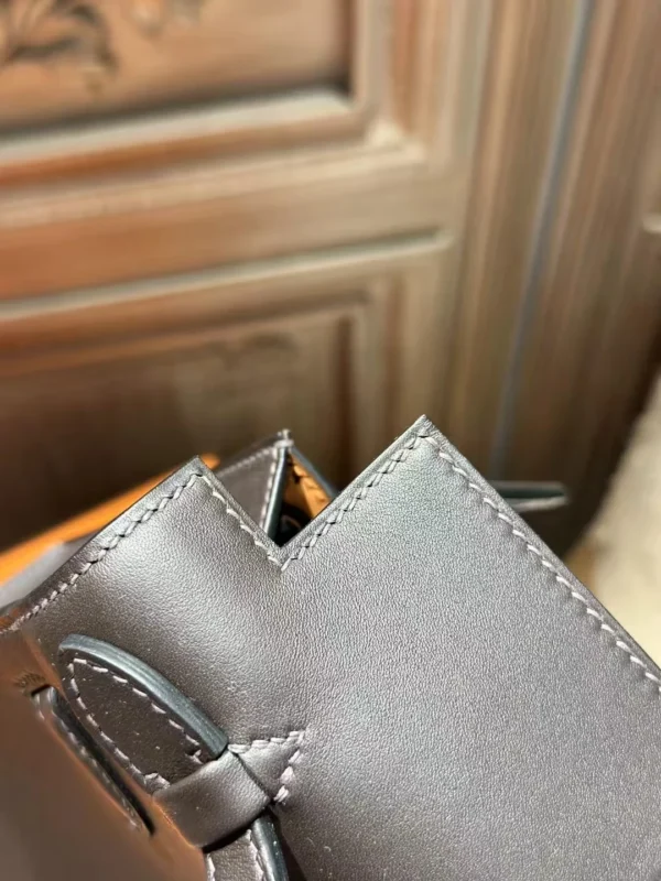 DDMode Kelly Pochette 22CM Swift Leather CK41 Havana / R1 Terre Battue PHW