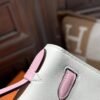 DDMode Kelly Pochette 22CM Swift Leather I2 Nata / 3Q Rose Sakura Rose GHW